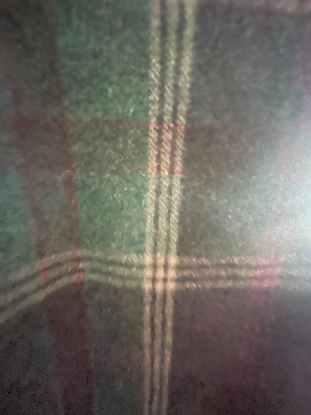 Bob Timberlake Wool Plaid Fringe Wrap Skirt 10 Leather Buckles - Picture 3 of 9
